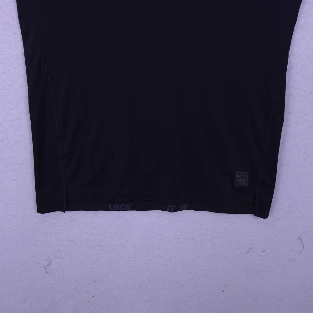 Nike Pro Dri-FIT Compression Shirt base layer 2XL Black Long Sleeve Performance